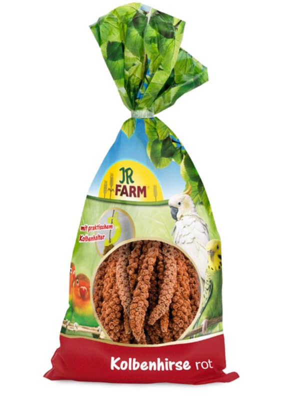 JR FARM Spray Hirsröd - röd hirs för papegojor i öronen 500g