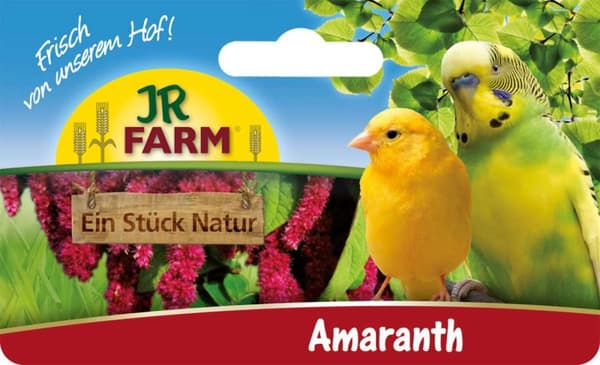 JR FARM Amaranttia korvissa murskaukseen kaikille papukaijoille 30 g