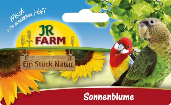 JR FARM solros på ett snöre - ett hälsosamt mellanmål för alla papegojor 30g