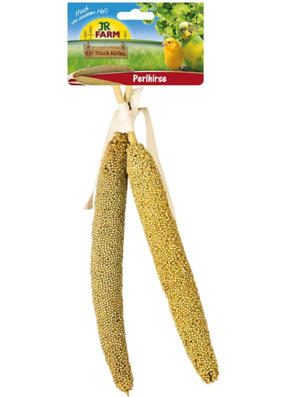 JR FARM Pearl Millet -korvakuume kaikille papukaijoille 40 g