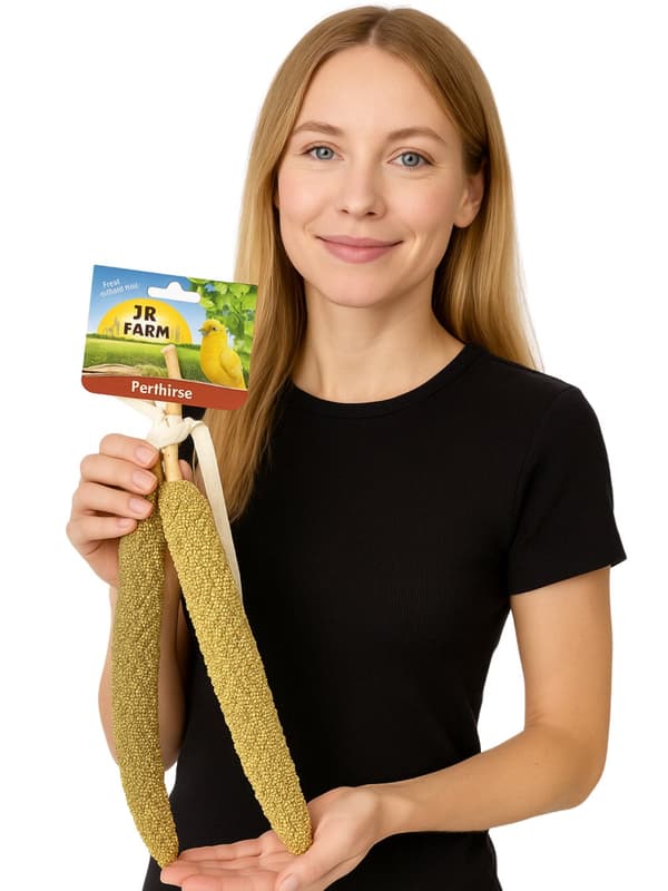 JR FARM Pearl Millet -korvakuume kaikille papukaijoille 40 g