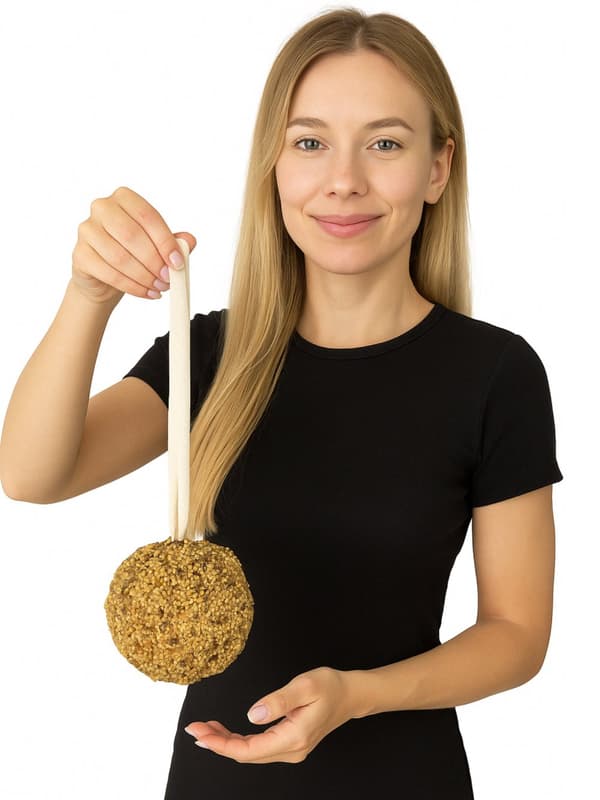JR FARM Pajutynnyri herkuilla - leikkimiseen ja mutusteluun kaikille papukaijoille 55g
