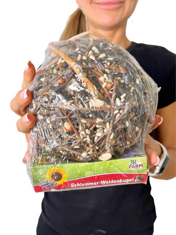 JR FARM Jätte Pilfat XXL med delikatesser - för lek och mums för alla papegojor 300g