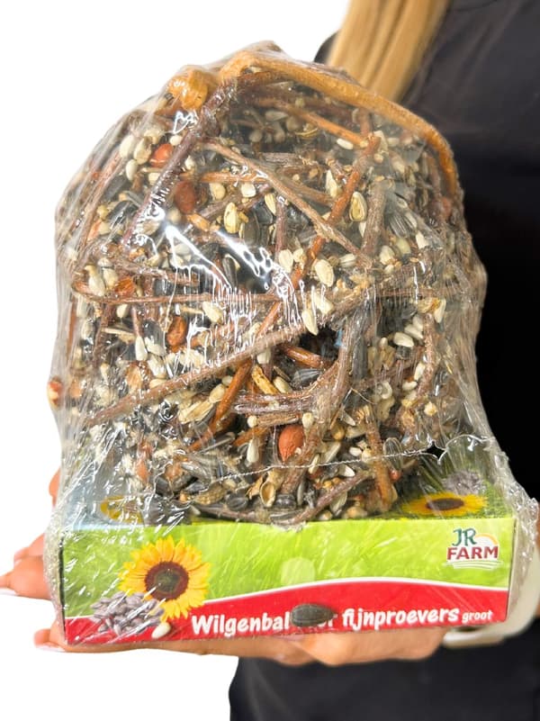 JR FARM Jätte Pilfat XXL med delikatesser - för lek och mums för alla papegojor 300g