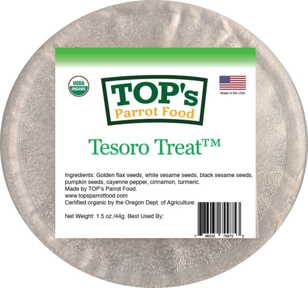 Top's Tesoro Papegøjegodbid - Original - Økologisk godbid til papegøjer 44g