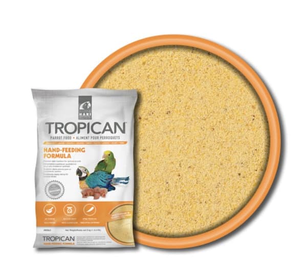 Hagen Hari Tropican Håndfodringsformel - Foder til håndfodrede kyllinger 2 kg