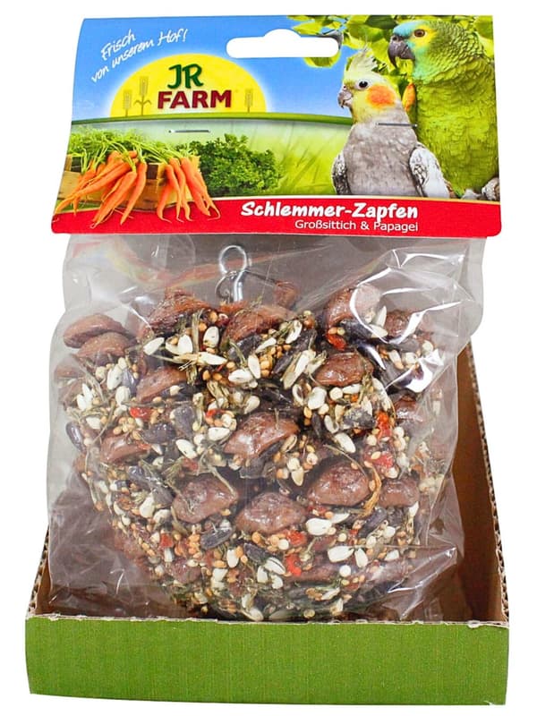 JR FARM Wielgachna Szyszka för gourmeter - ett utsökt mellanmål för alla större papegojor 195 g