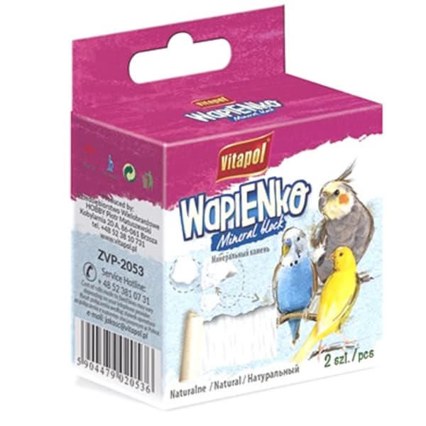 Vitapol Wapienko- Cube NATURA luonnonkalkkikivikuutio papukaijoille 35g