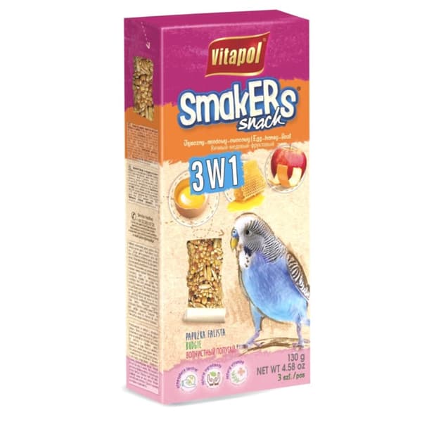 Vitapol - Smakers MIX undulaattien 3in1 - 130g