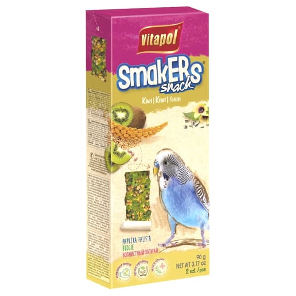 Vitapol - Smakers KIWI för undulater 2 st 90g