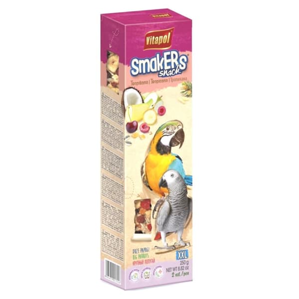 VitaPol- SMAKERS TROPICANA suurille papukaijoille 250 g