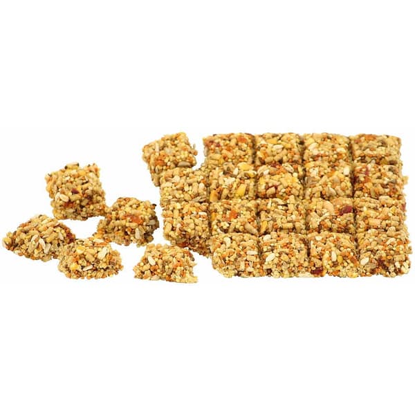 Lafeber Avi-Cakes Fruit Delight - Balanserat foder: frukt + spannmål + kakformade granuler för stora och medelstora papegojor 230 g