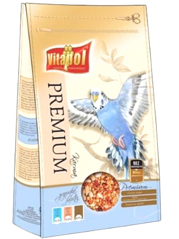 Vitapol Premium - Blandning för undulater 1 kg