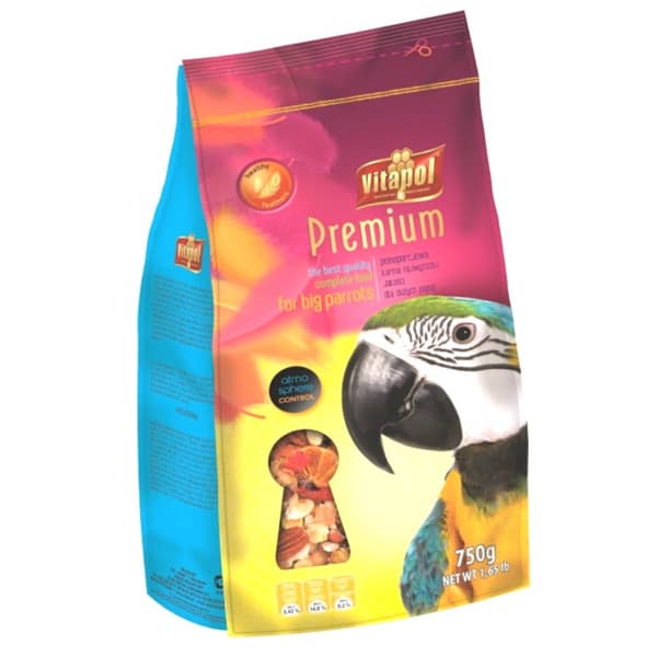 Vitapol Premium - Seos suurille papukaijoille 750g