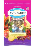 Miniatyrbild 1 av 5: Lafeber Avi-Cakes Fruit Delight - Balanserat foder: frukt + spannmål + kakformade granuler för nymfparakiter och andra papegojor 230 g