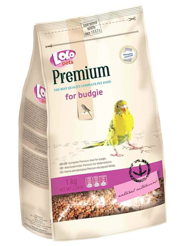 LoLo Pets PREMIUM 1 kg undulaattiruoka