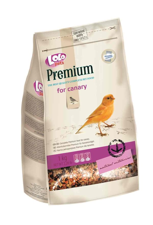 LoLo Pets PREMIUM 1kg KANARIEFÖR