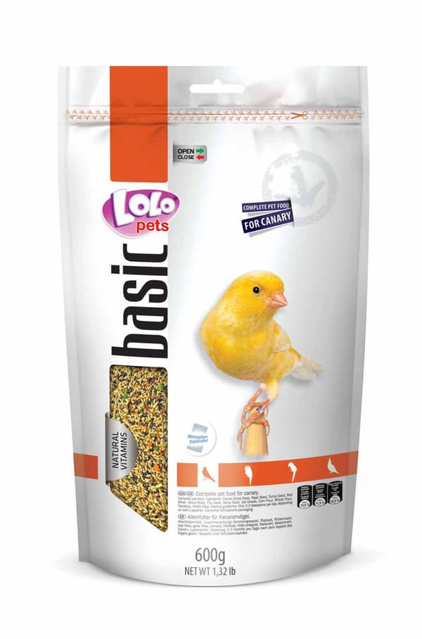 LoLo Pets BASIC 600g KANARIANSAIRIEN ruoka