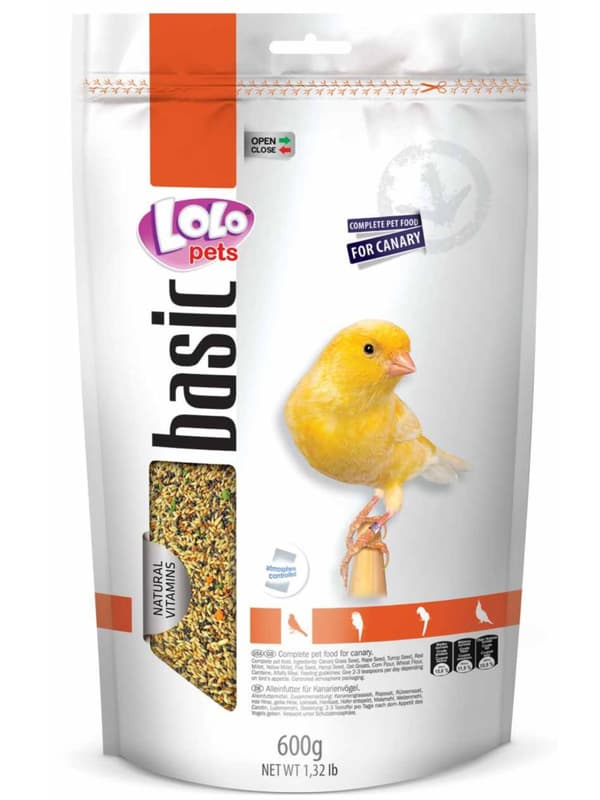 LoLo Pets BASIC 600g KANARIANSAIRIEN ruoka