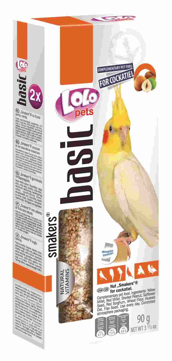 LoLo Pets Basic - Smakers TILLÄGGNAD TILL COCKTAILS NÖTTER 90g (2x45g)