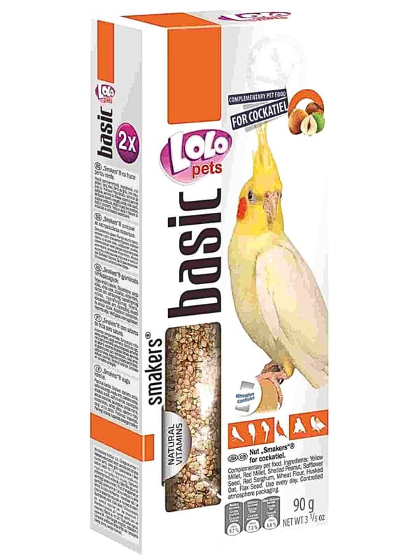 LoLo Pets Basic - Smakers TILLÄGGNAD TILL COCKTAILS NÖTTER 90g (2x45g)