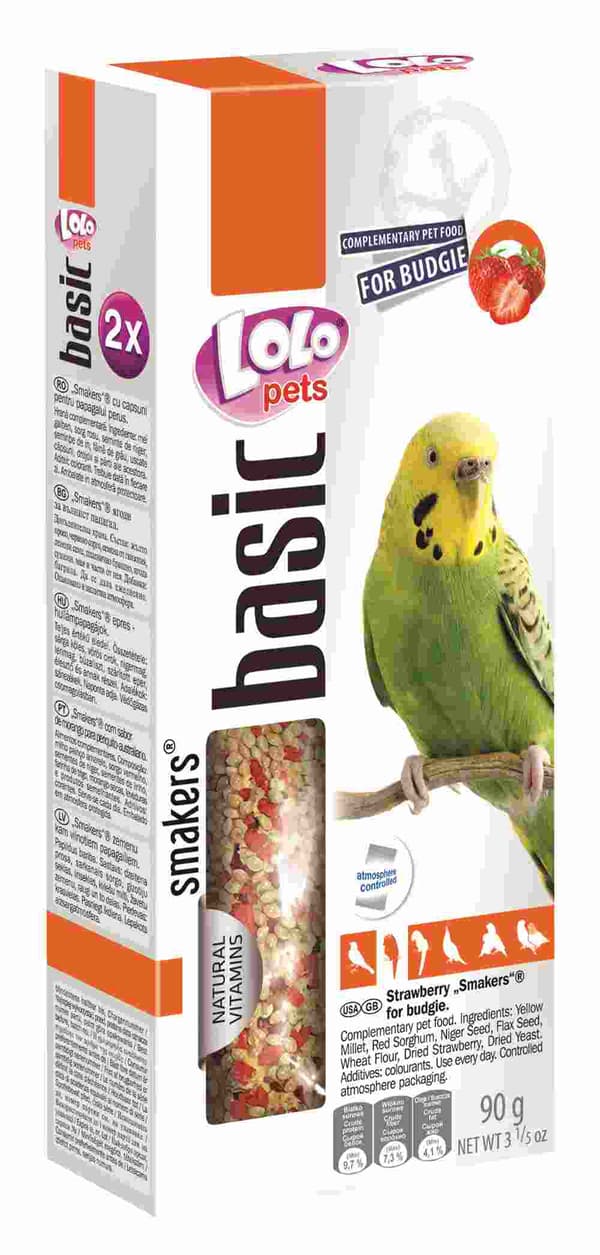 LoLo Pets Basic - Smakers JORDGUBB TILLÄGGNAD TILL WAGGERS 90g (2x45g)