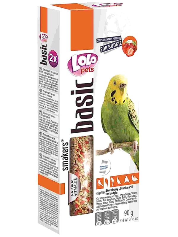 LoLo Pets Basic - Smakers JORDGUBB TILLÄGGNAD TILL WAGGERS 90g (2x45g)