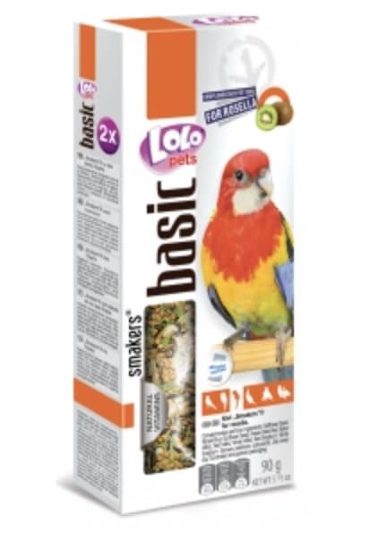 LoLo Pets Basic - Smakers TILLÄGGNAD TILL ROSELLA KIWI 90g (2x45g)