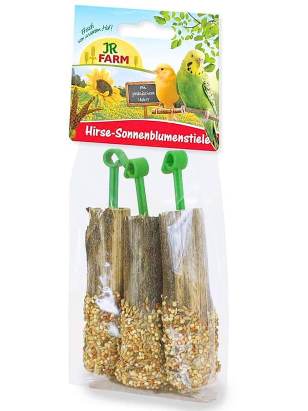 JR FARM Auringonkukansikut papukaijoille, täytettynä herkullisella viljalla 3 kpl.