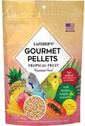Miniatyrbild 4 av 5: Lafeber Gourmet Pellets - Tropisk Frukt - Undulater - Balanserat foder: granulat med frukt för undulater 567g