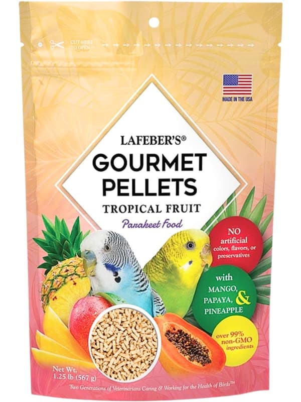 Lafeber Gourmet Pellets - Tropisk Frukt - Undulater - Balanserat foder: granulat med frukt för undulater 567g Lafeber Gourmet Pellets - Tropisk Frukt - Undulater - Balanserat foder: granulat med frukt för undulater 567g