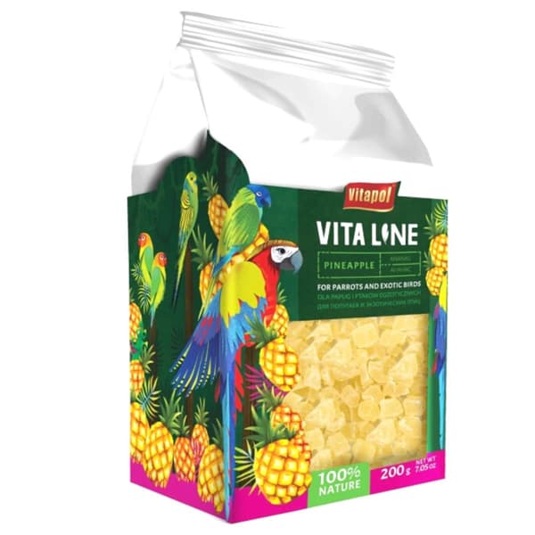 Vitapol VITALINE - Ananas för alla papegojor 200g