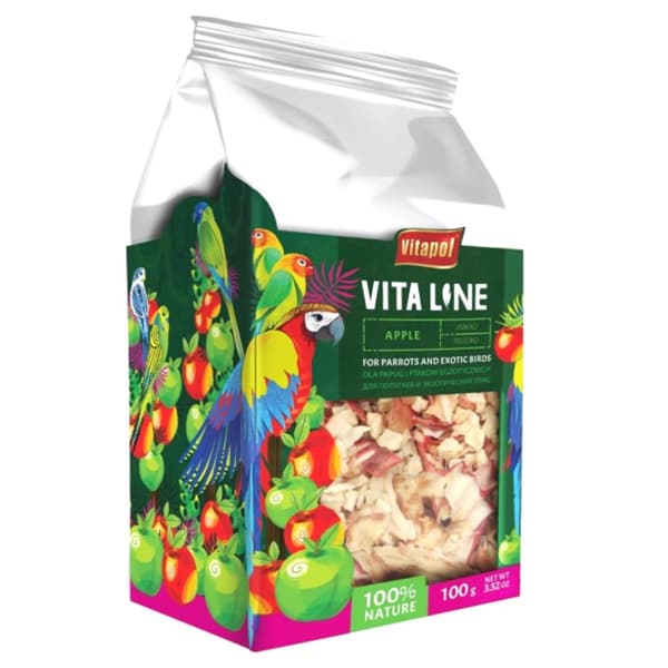 Vitapol VITALINE - Äpple för alla papegojor 100g