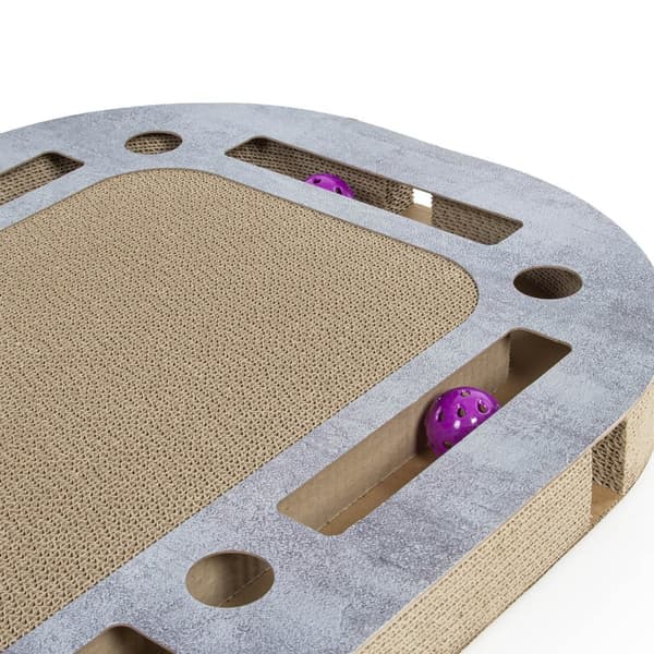 PlayPlate | Kissan leikkikenttä raapimapihalla | Kanadalainen kissa | Betonimainen ilme