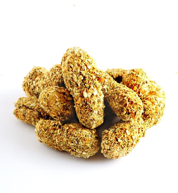 Valnöts- och broccolipinnar - för alla papegojor 50 g