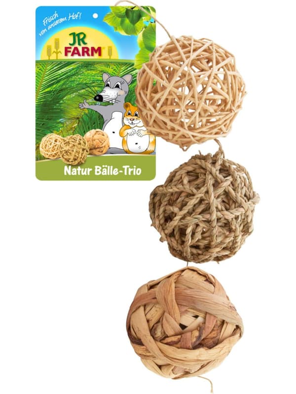 JR FARM Trio Balls - en leksak för alla papegojor