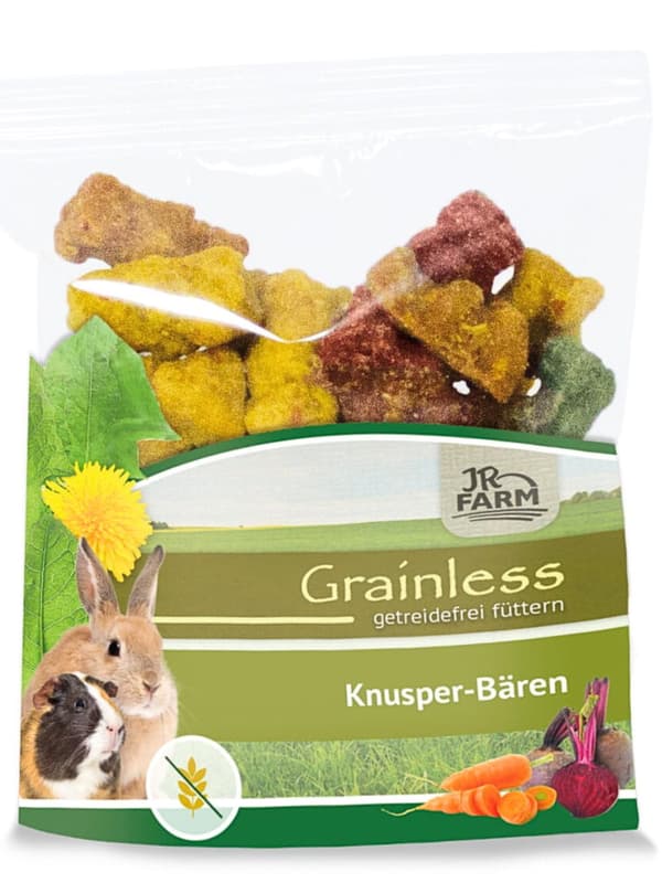 JR FARM Crispy Bears - snacks för alla papegojor 30g