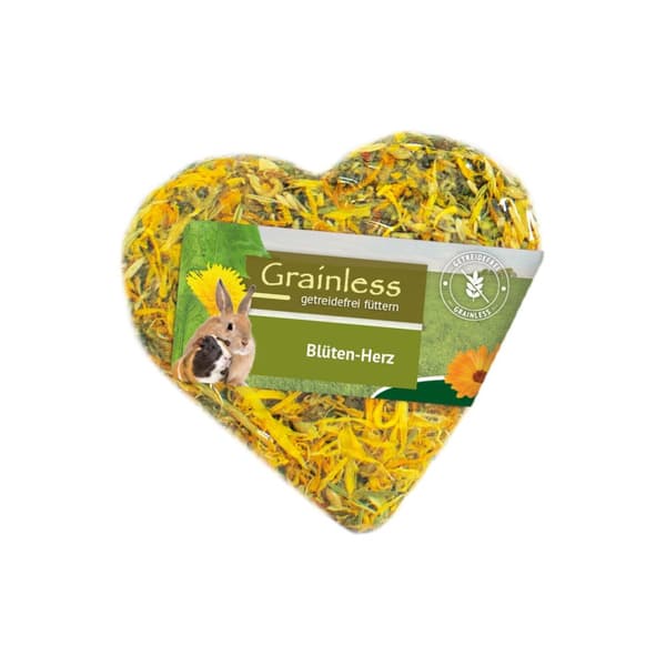 JR FARM Spannmålsfritt Blomhjärta - snacks för alla papegojor 90g