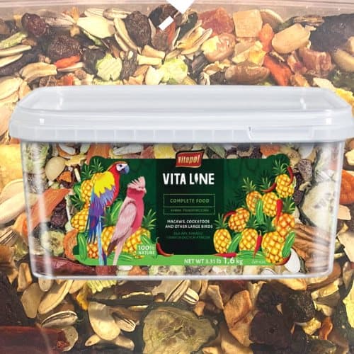 Vitapol Vitaline - foder för aror, kakaduor och andra stora papegojor 1,6 kg