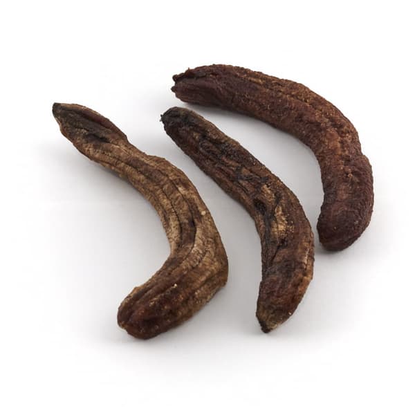 Premium papegojfoder | Naturligt torkad banan | Hälsosamt godis för alla papegojor 100 g