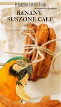 Miniatyrbild 1 av 5: Premium papegojfoder | Naturligt torkad banan | Hälsosamt godis för alla papegojor 100 g