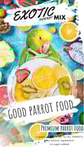 Miniatyrbild 3 av 5: Premium papegojfoder - Exotisk papegojblandning - en blandning av exotiska frukter för stora papegojor 1 kg