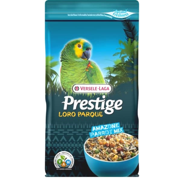 Versele Laga Amazone Papegoja Loro Parque Mix 1kg mat för Amazonas papegojor