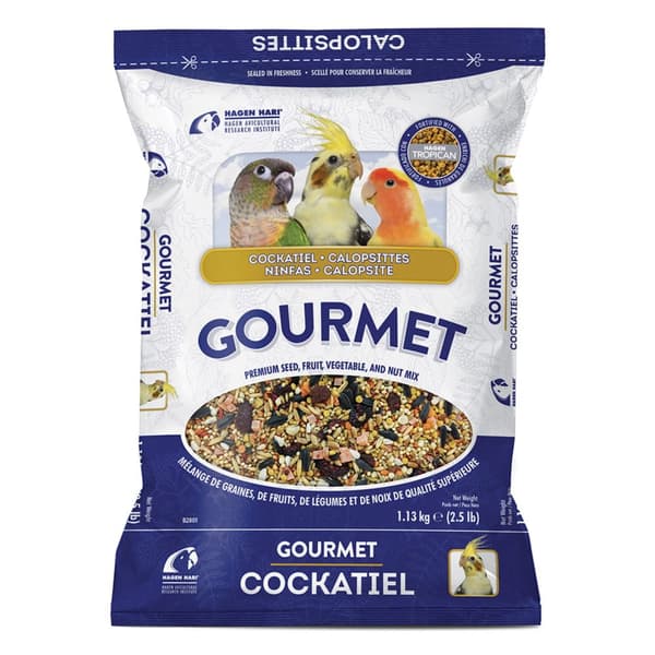 Hagen Gourmet Nymfparakitfröblandning - Högkvalitativt helfoder för nymfparakiter och små papegojor 1,13 kg