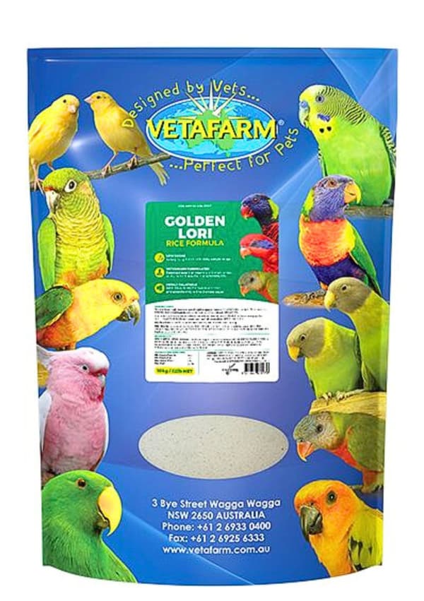 Vetafarm Golden Lori Risformula - Lori Food 450g