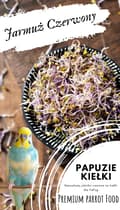Miniatyrbild 6 av 8: Premium papegojfoder | Rödkål | Groddfrön | för papegojor 50 g