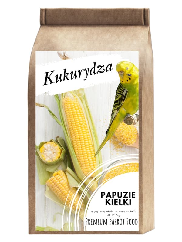 Premium papukaijanruoka | Maissi | Idättävät siemenet | papukaijoille 50 g