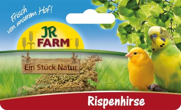 JR FARM Hirs utspritt i öronen för att knastra för alla papegojor 400g