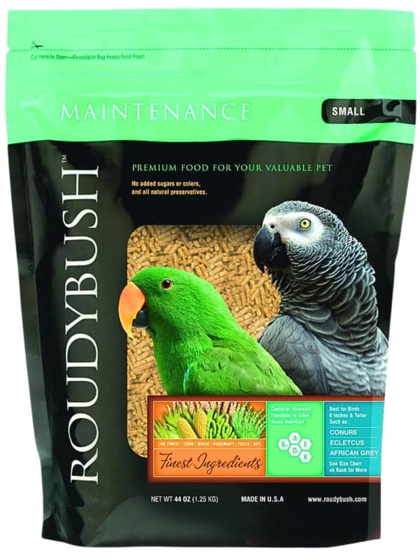 RoudyBush Underhåll Liten 1,25 kg - Naturligt Granulat för amasoner, gråpapegojor och andra större och medelstora papegojor RoudyBush Underhåll Liten 1,25 kg - Naturligt Granulat för amasoner, gråpapegojor och andra större och medelstora papegojor