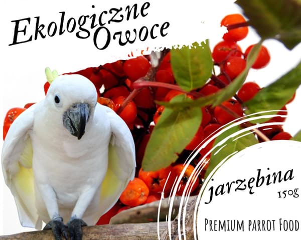 Premium-papukaijanruoka - Bio Rowan - kaikille papukaijoille 150 g